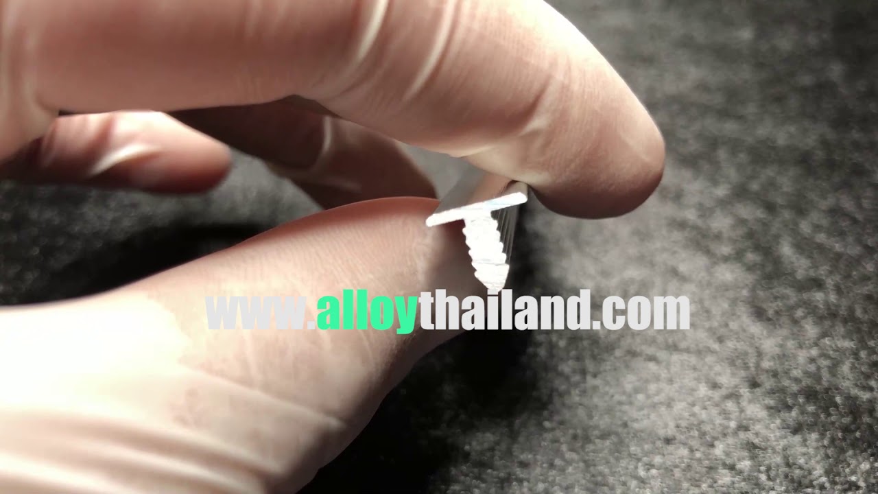 อลูมิเนียมตัวที w.02 ขนาด10mm