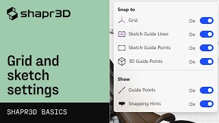 Grid and sketch settings | Shapr3D Basics