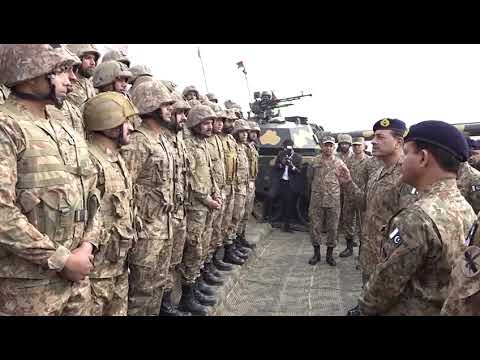 FM Syed Asim Munir, NI (M), HJ, COAS & CDF, visited Gujranwala and Sialkot Garrisons.| ISPR