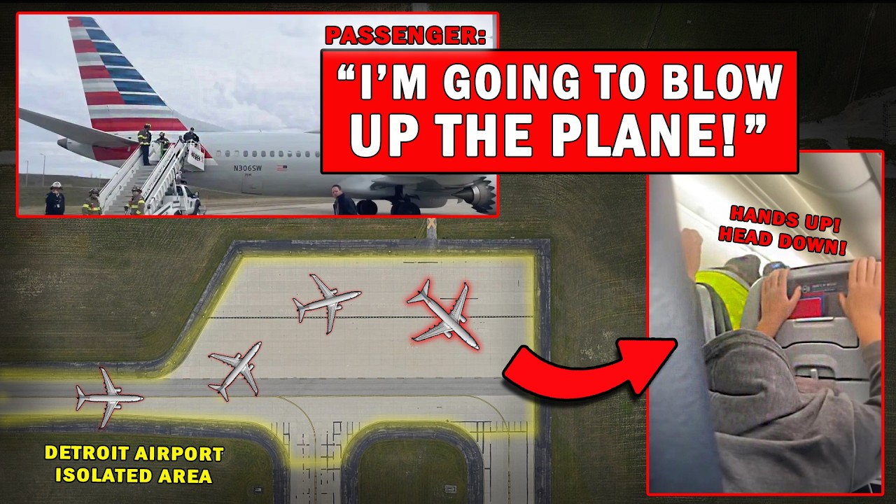 Passenger Making Threats Forces Flight to Divert | 8-HOUR DELAY!