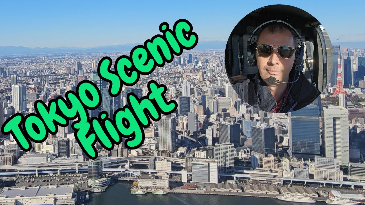 Fly over Tokyo's skyline by helicopter, virtually.