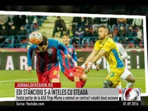 EDI STĂNCIOIU S-A ÎNŢELES CU STEAUA (2016 09 01)