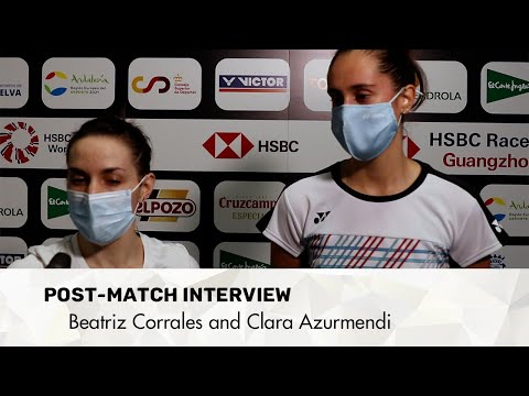 Beatriz Corrales and Clara Azurmendi - Post-match interview after round 1 | Spain Masters 2021