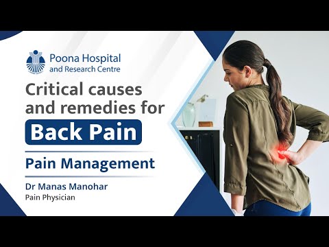 Critical causes and remedies for back pain | Dr. Manas Manohar
