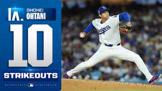 10 Ks for SHOHEI! Shohei Ohtani strikes out 10 batters during a STELLAR start! ???? | 大谷翔平