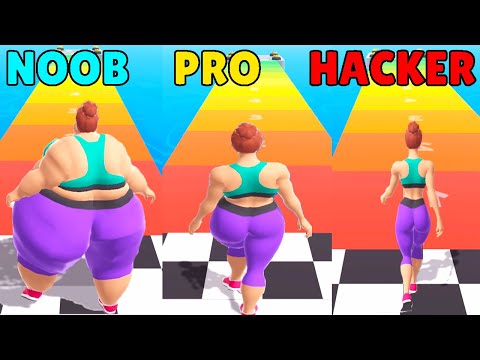 NOOB vs PRO vs HACKER - Fat 2 Fit!