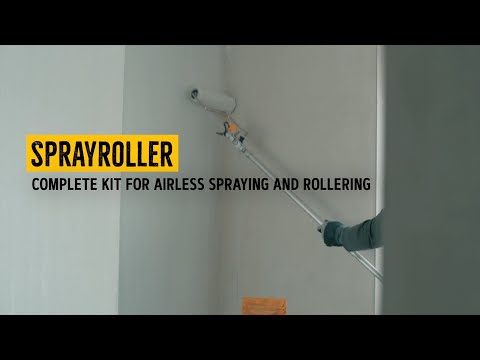 WAGNER SprayRoller | Complete Kit for Airless Spraying and Rollering