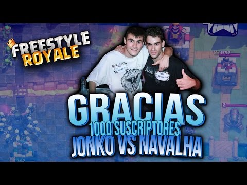 JONKO VS NAVALHA ESPECIAL 1000 SUSCRIPTORES | NAVALHA - FREESTYLE ROYALE Video