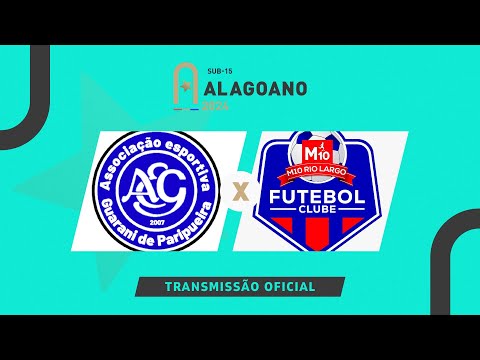 Guarani de Paripueira x  M10 Rio Largo - ALAGOANO SUB 15 - 9ª RODADA