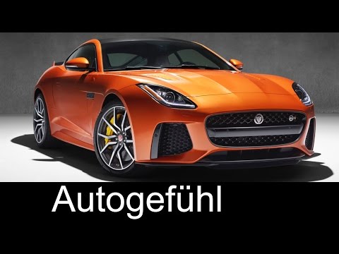 Jaguar F-TYPE SVR Coupé & Roadster announced 322 km/h 200 mph first look - Autogefühl