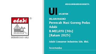 Download lagu Iklan Radio - Perencah Nasi Goreng Pedas Adabi (B.Melayu | 30s | Rakam 2025) mp3