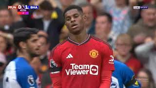 مانشستر يونايتد ينهزم أمام برايتون والتونسي حنبعل المجبري يسجل هدفاً رائعاً