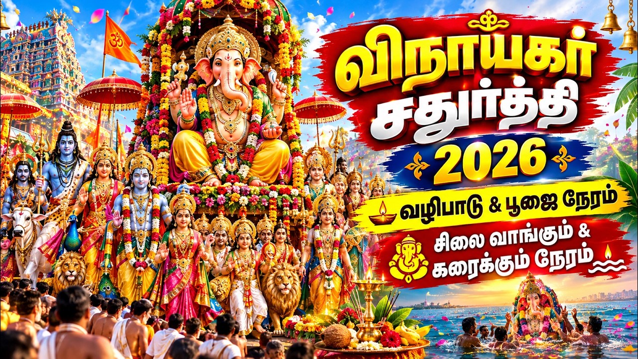 விநாயகர் சதுர்த்தி 2026 - வழிபாடு & பூஜை நேரம், சிலை வாங்?
