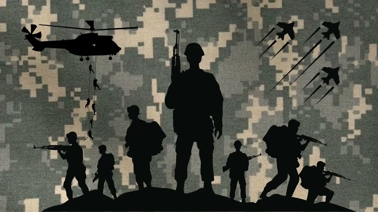 Camouflage Military Screensaver - Army Screensaver - Camouflage Wallpaper - HD - 1HR 🇺🇲