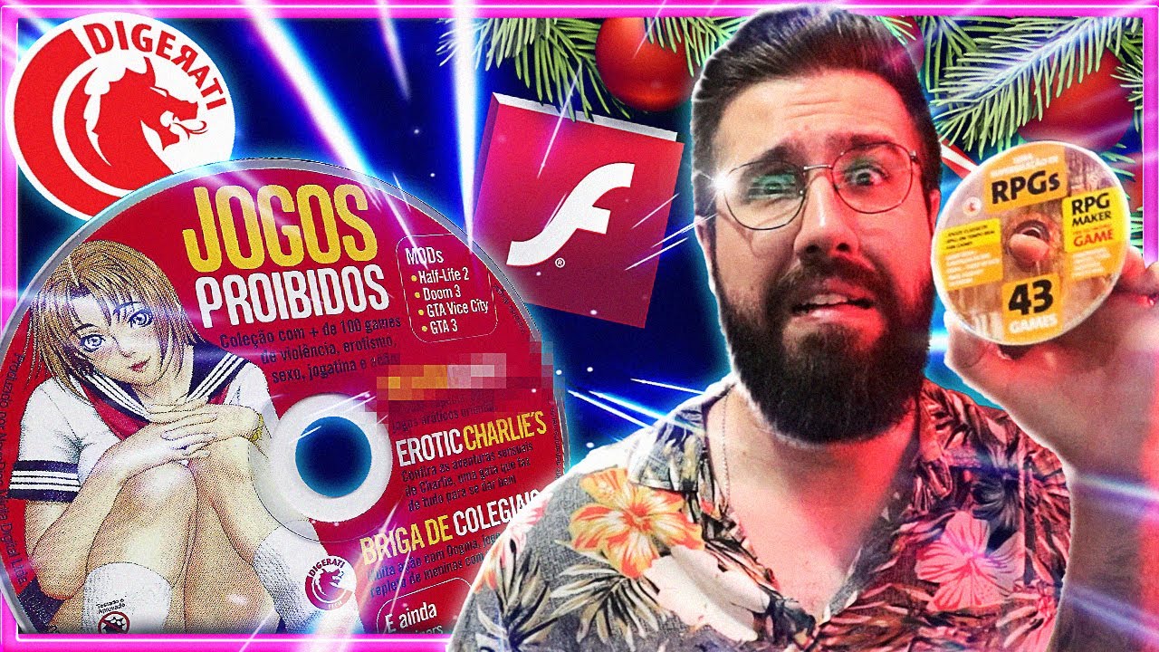 O Mundo Louco dos CDs da Digerati & Games em Flash 💿