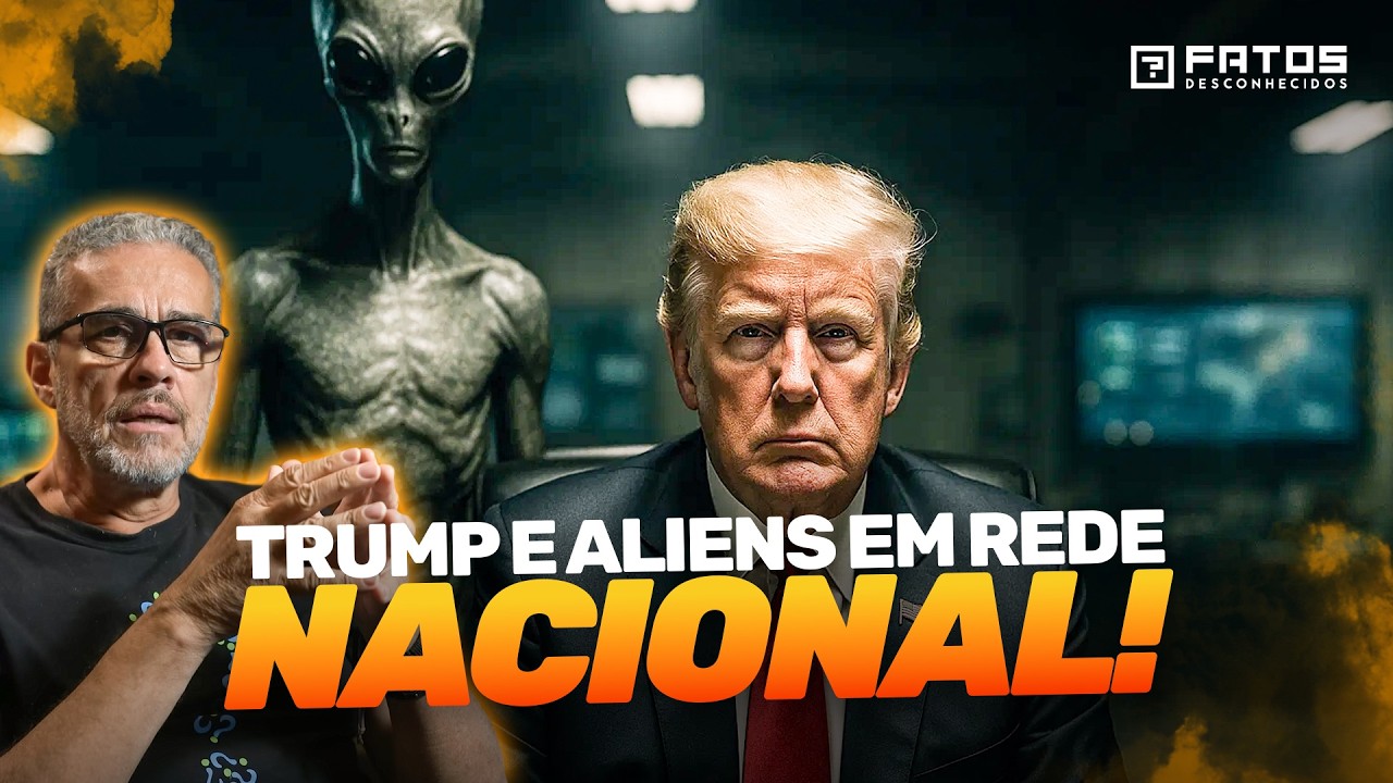 Trump já sabe de NAVES e CORPOS ALIENÍGENAS e em BREVE FARÁ a REVELAÇÃO!