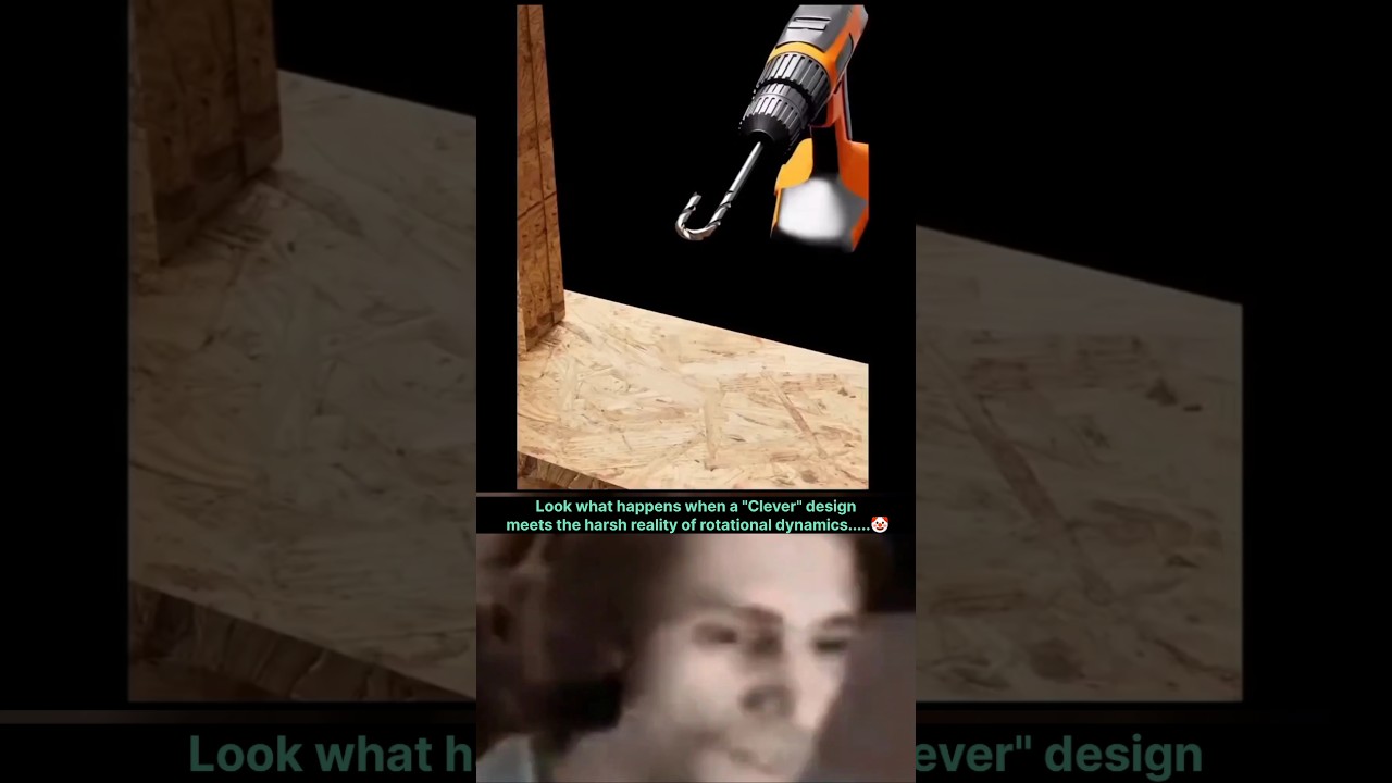 Expectation vs Reality: The Curved Drill Bit #shorts #ytshorts #facts #art #science #physics