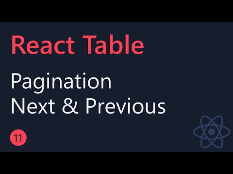 React Table Tutorial 11 Pagination Next and Previous