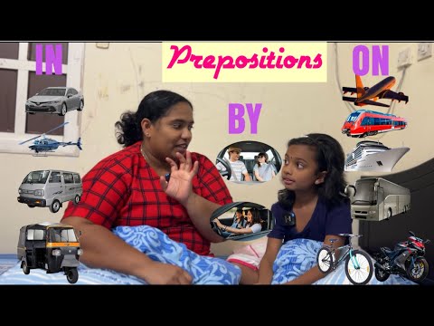 Prepositions - Vehicles 🚘🚄🛳️🛫🚛🚌