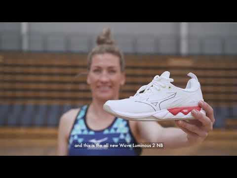 Wave Luminous 2 NB - Mizuno Netball Shoes Ft Karla Pretorius