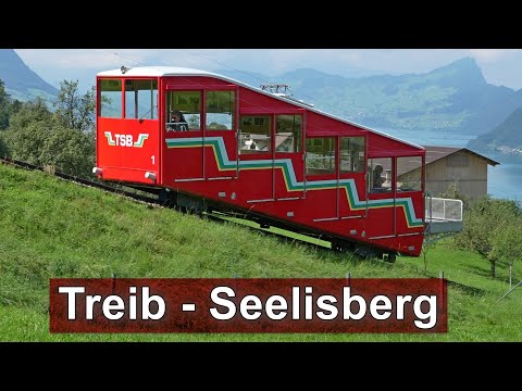 Funicular Treib - Seelisberg 🇨🇭 Treib-Seelisberg-Bahn TSB | Standseilbahn 🇨🇭| Swiss Funicular 🇨🇭