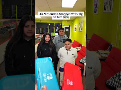 He Couldn’t Charge His Nintendo Switches 😱 #shorts #nintendoswitch #moneytalkswireless