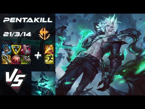 JUNGLE Viego vs Hecarim [PENTAKILL] - EU Grandmaster Patch 25.22