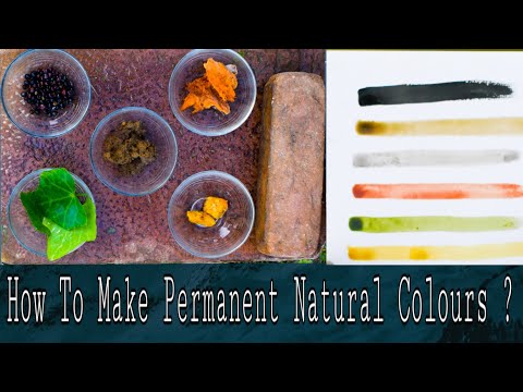 How To Make Natural Colours At Home For Painting (Part-2) | Madhubani Painting | Madhubanikraft