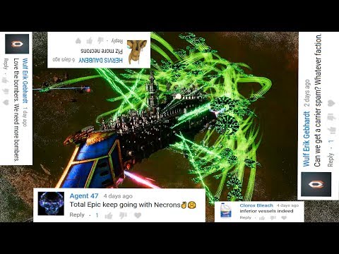 Necrons vs Imperial Navy! - Massive Battle, Skirmish Gameplay, Battlefleet Gothic Armada 2