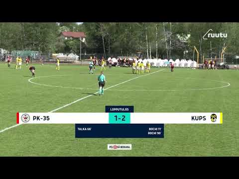 Ottelukooste: PK-35 - KuPS 1-2 (0-1)