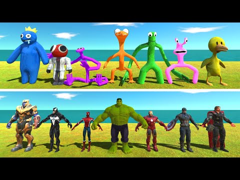 Rainbow Friends vs Marvel Dc Comics - ARBS