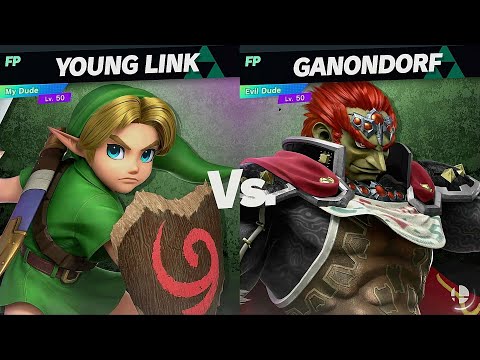 Young Link Vs. Ganondorf Amiibo Fight