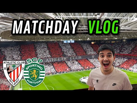 Estamos no Top 8!! | Athletic Bilbao 2 x 3 Sporting Matchday Vlog