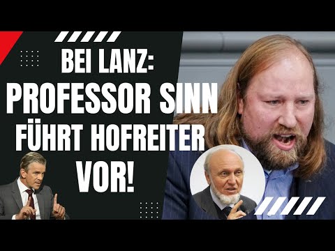 On Lanz: Professor Sinn silences Green Party “expert on everything” Anton Hofreiter!