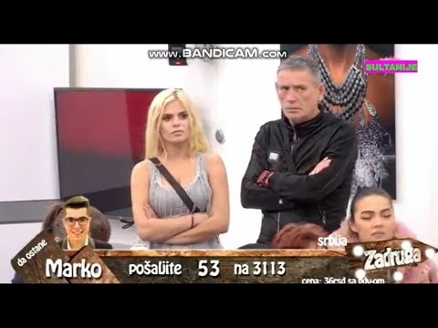 Zadruga - Pitanje za Cobeta za Marijanu .....