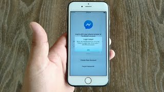 Cant login to Facebook and Messenger on iphone