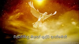 Download lagu Wadawasinu mane shuddaathmeni (වැඩවසිනු මැනේ ශුද්ධ ආත්මෙනී) mp3 Download lagu Wadawasinu mane shuddaathmeni (වැඩවසිනු මැනේ ශුද්ධ ආත්මෙනී) mp3