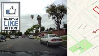 Whittier DMV Driving Test w/ Map