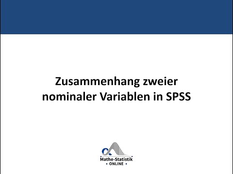 Chi-Quadrat, Phi-Koeffizient & Cramer V in SPSS berechnen
