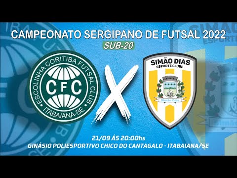 CORITIBA X SIMÃO DIAS  - CAMPEONATO SERGIPANO SUB-20 DE FUTSAL 2022