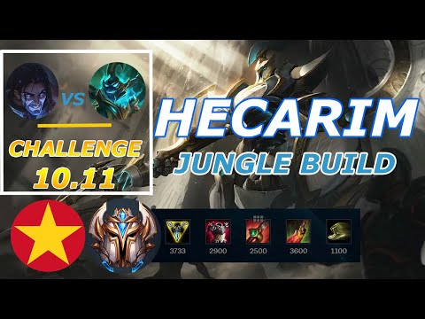 Hecarim Jungle Build vs Sylas Challenger Patch 10.11. Trùm Cày Thuê Missyoukiss Việt Nam