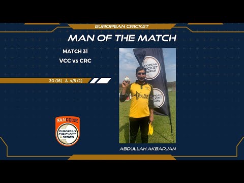 Abdullah Akbarjan takes his second hattrick of FanCode ECS Austria Vienna