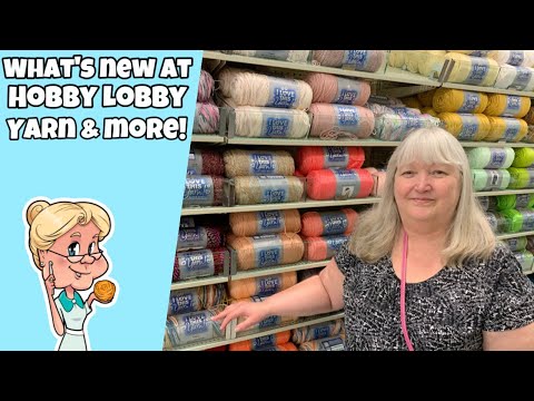Hobby Lobby Yarn Tour - A fun day at Hobby Lobby with Cody!!
