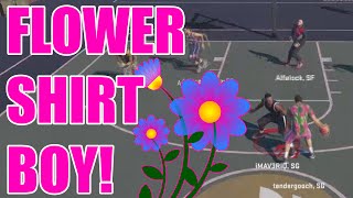 FLOWER SHIRT BOY! - NBA 2K15 MyPark | NBA 2K15 My Park Gameplay PS4