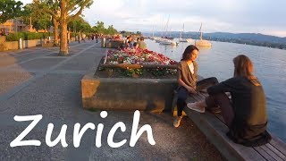 Exploring Zurich, Switzerland: Walking Along Lake Zurich