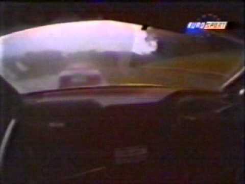 BTCC 1994 Rickard Rydell backwards into Tirebarrier