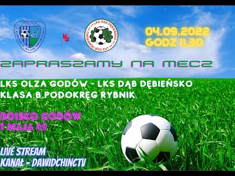 Godów  04.09.2022 - LKS OLZA GODÓW - LKS DĄB DĘBIEŃSKO