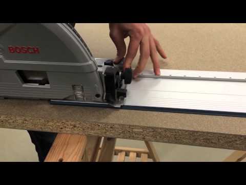 Einschneiden des Splitterschutze FSN von Bosch Professional