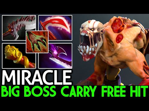 MIRACLE [Lifestealer] Big Boss Carry Just Right Click Free Hit Dota 2