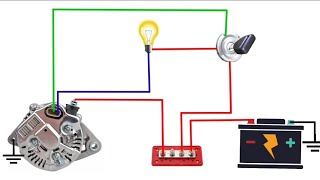 Toyota Corolla 3 pin Alternator Wiring Diagram / 3 pin Alternator wiring diagram